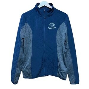 Penn State Campus Heritage Collection Women's Zippered Jacket Quilted Medium EUC